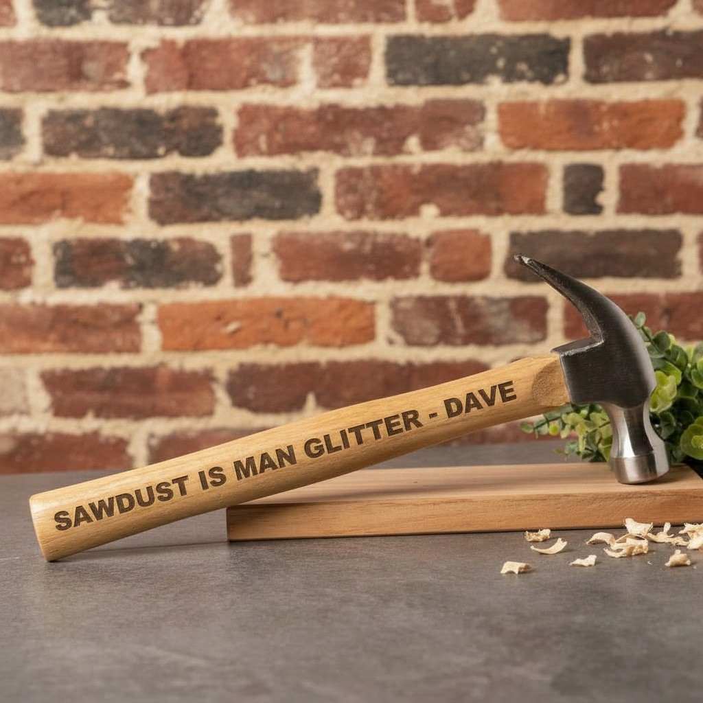 custom engraved hammer, personalized hammer, custom claw hammer, engraved tool gift, personalized tool, gift for tradie, gift for tradesman, handyman gift, 20oz 
