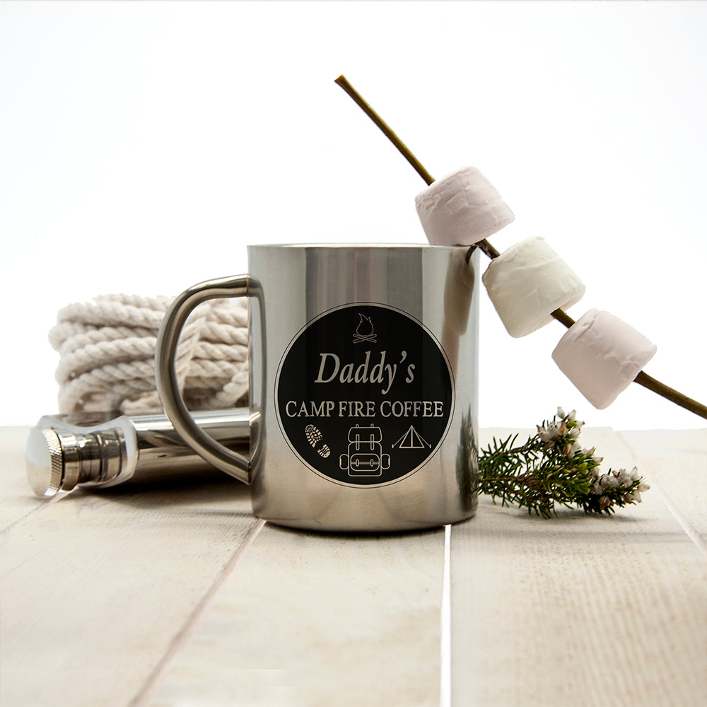 Dad's Personalised Campfire Coffee Mug - Lovesakes