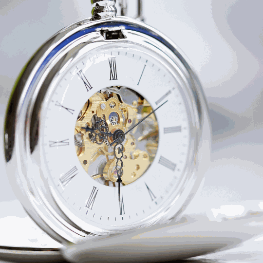 Dual Opening Skeleton Pocket Watch - Handwriting Engraved  Pocket Watches Deeply Engraved