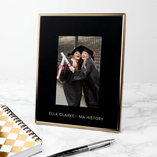Elegant Custom Personalized Desk Photo Frame  Photo Frames Deeply Engraved