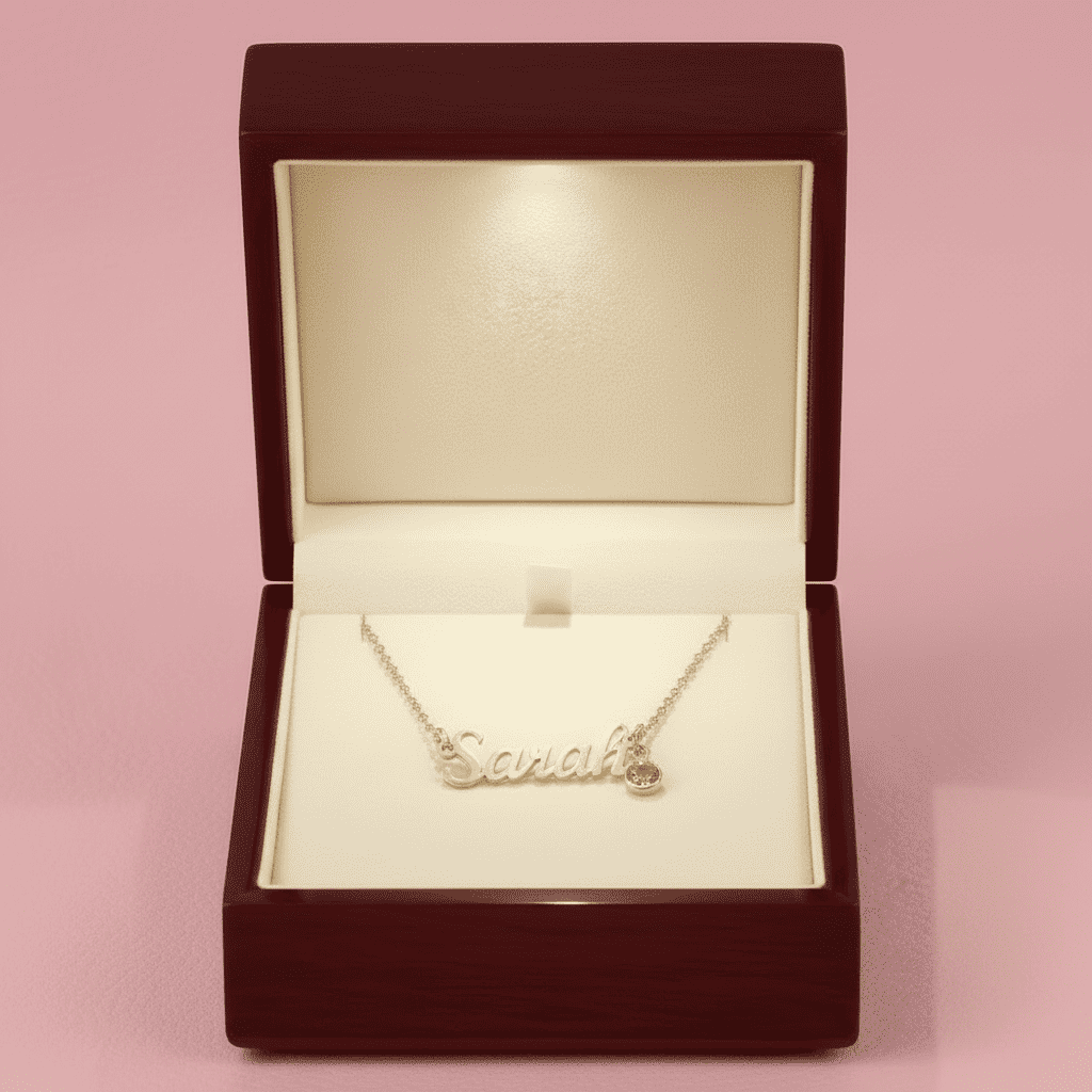 gold-custom-name-necklace-with-birthstone-led-box