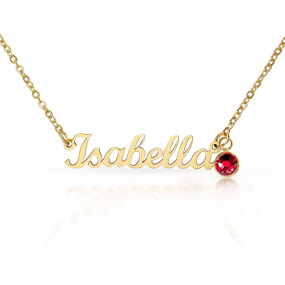 gold-custom-name-necklace-with-july-birthstone