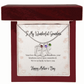 Grandma's Mother's Day Engraved Baby Feet Birthstone Necklace  Mother's Day Jewelry Deeply Engraved