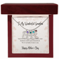 Grandma's Mother's Day Engraved Baby Feet Birthstone Necklace  Mother's Day Jewelry Deeply Engraved