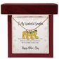 Grandma's Mother's Day Engraved Baby Feet Birthstone Necklace  Mother's Day Jewelry Deeply Engraved
