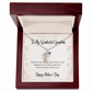 Grandma's Mother's Day Engraved Baby Feet Birthstone Necklace  Mother's Day Jewelry Deeply Engraved