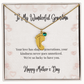 Grandma's Mother's Day Engraved Baby Feet Birthstone Necklace  Mother's Day Jewelry Deeply Engraved