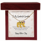 Grandma's Mother's Day Engraved Baby Feet Birthstone Necklace  Mother's Day Jewelry Deeply Engraved