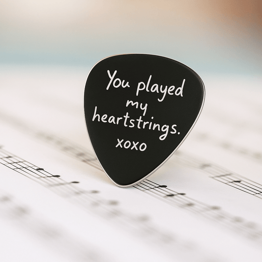 Handwriting Engraved Guitar Pick  Guitar Pick Deeply Engraved