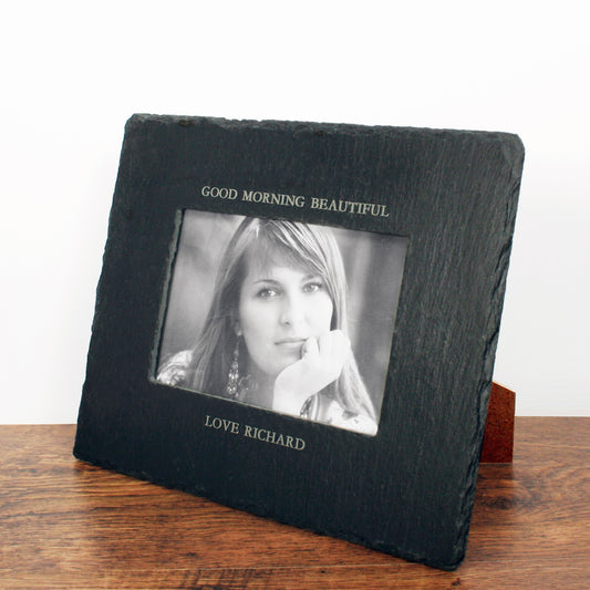 Custom Slate Landscape Photoframe