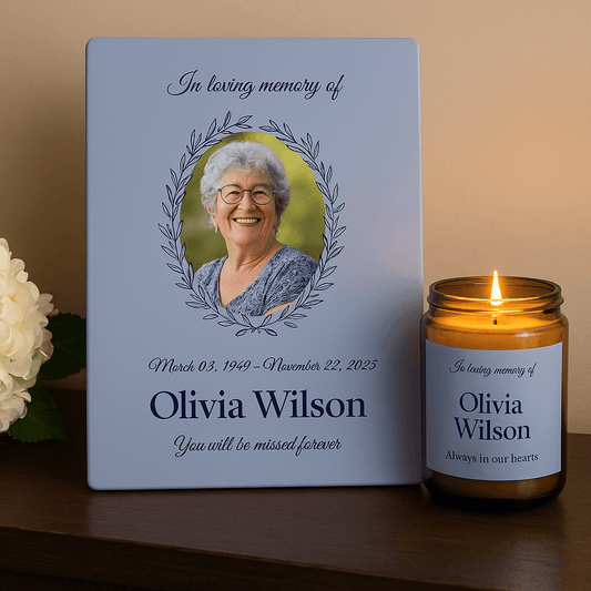 Lavender Grace Memorial Plaque