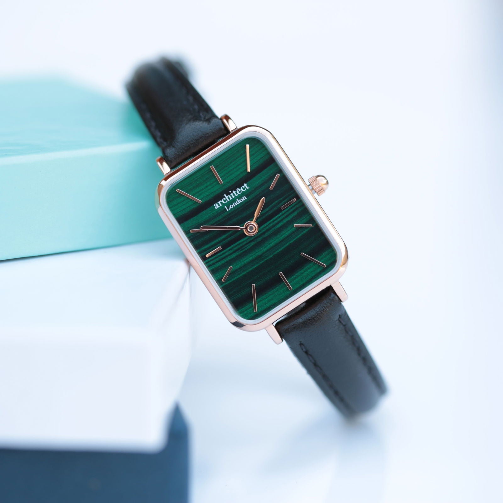 Lille Ladies Personalized Watch - Pine Green  Ladies' Watches Deeply Engraved