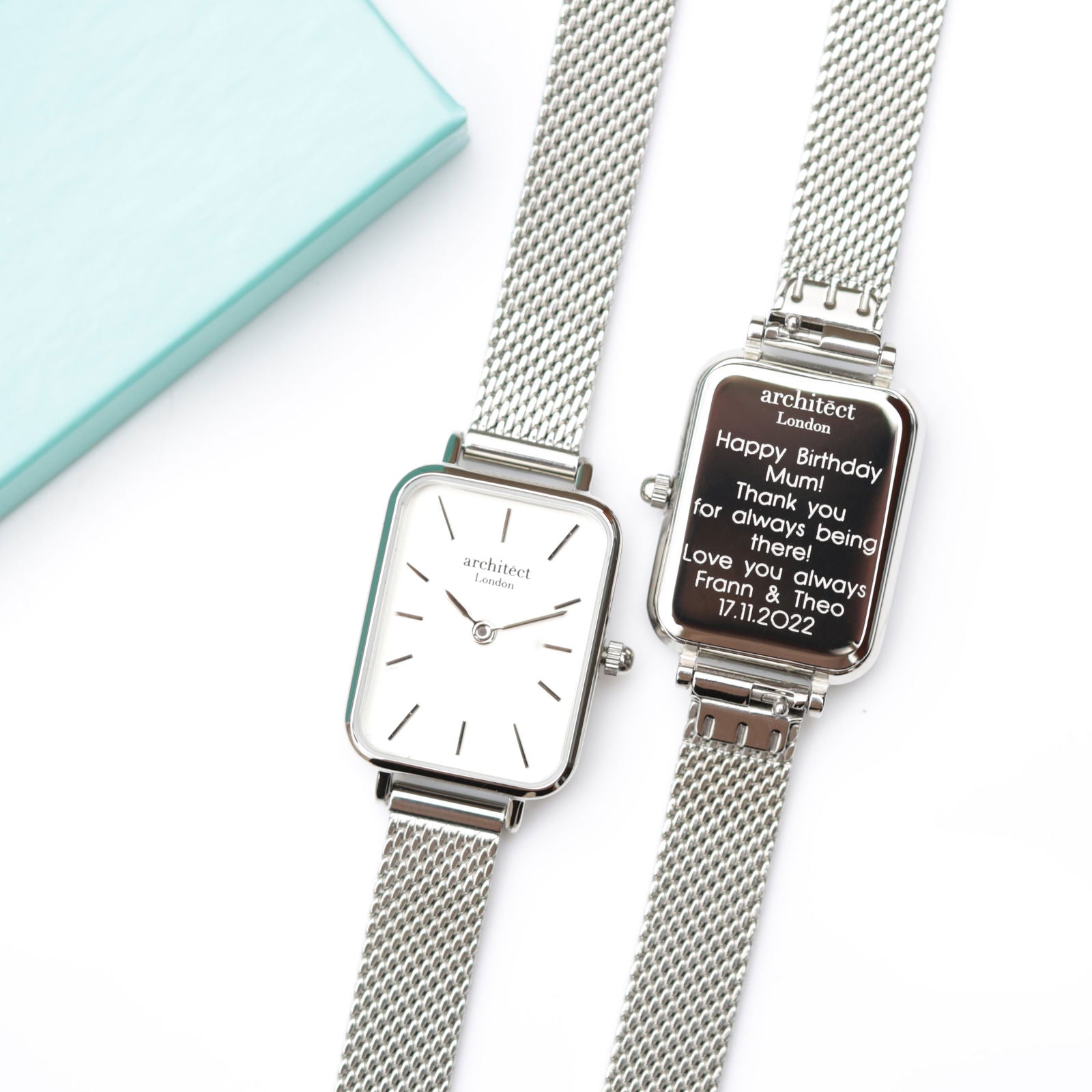 Lille Personalized Watch - Cloud Silver  Ladies' Watches Deeply Engraved