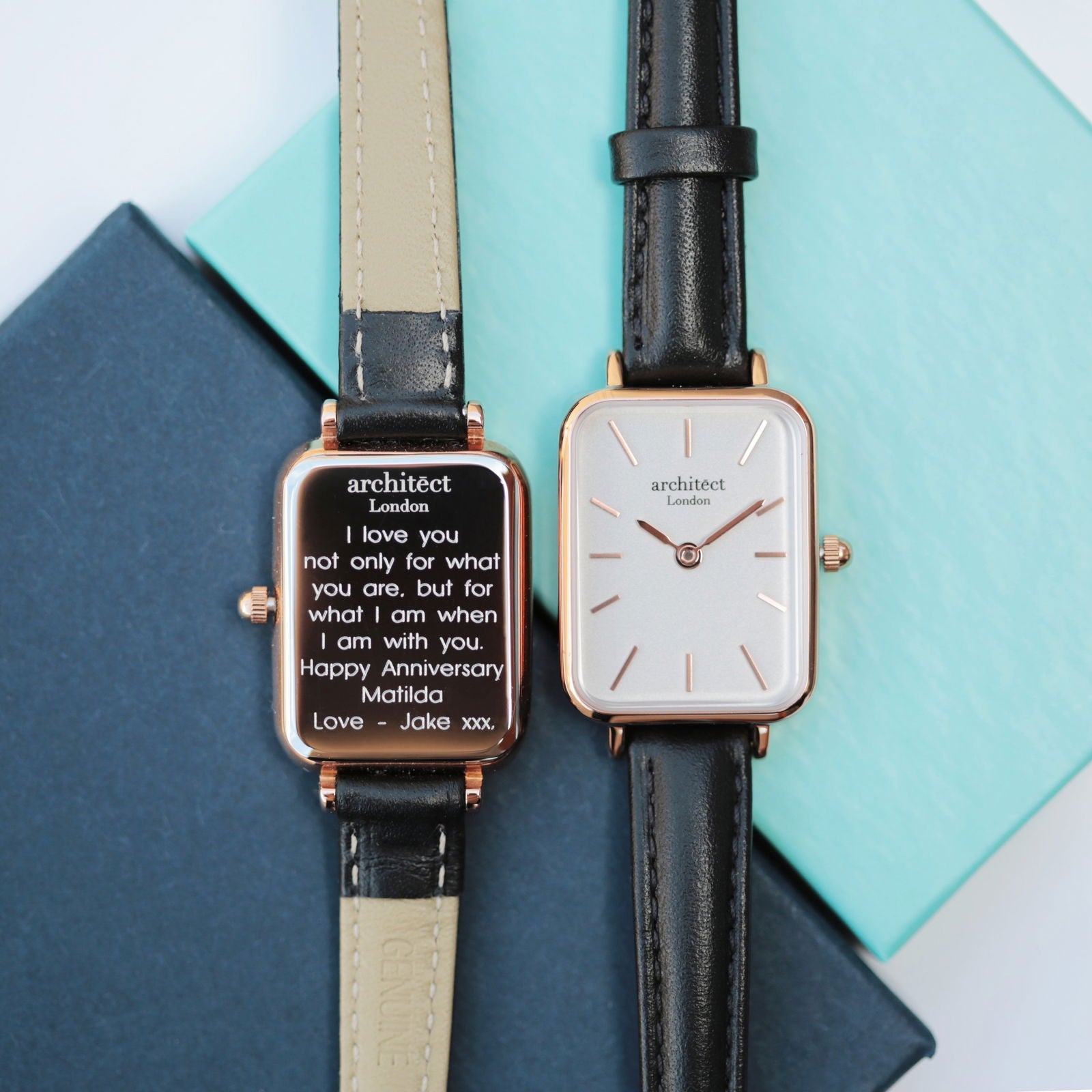 Lille Personalized Watch - White Face  Ladies' Watches Deeply Engraved