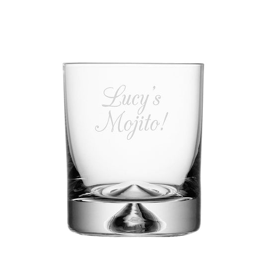 LSA Engraved Pyramid Whiskey Glass Tumbler  Whiskey Glasses Deeply Engraved