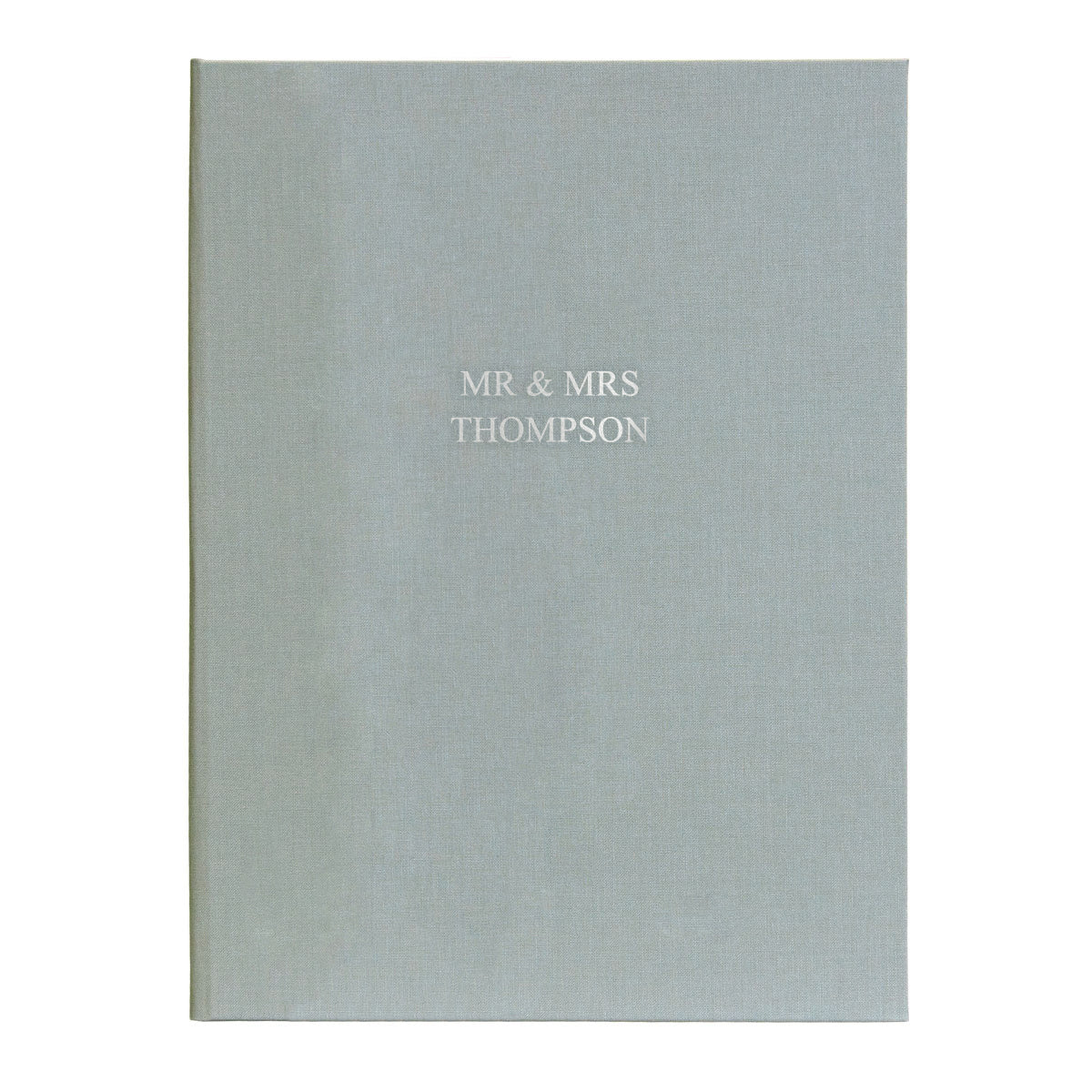 Luxurious Personalized Woven Cloth Photo Album  Photo Albums Deeply Engraved
