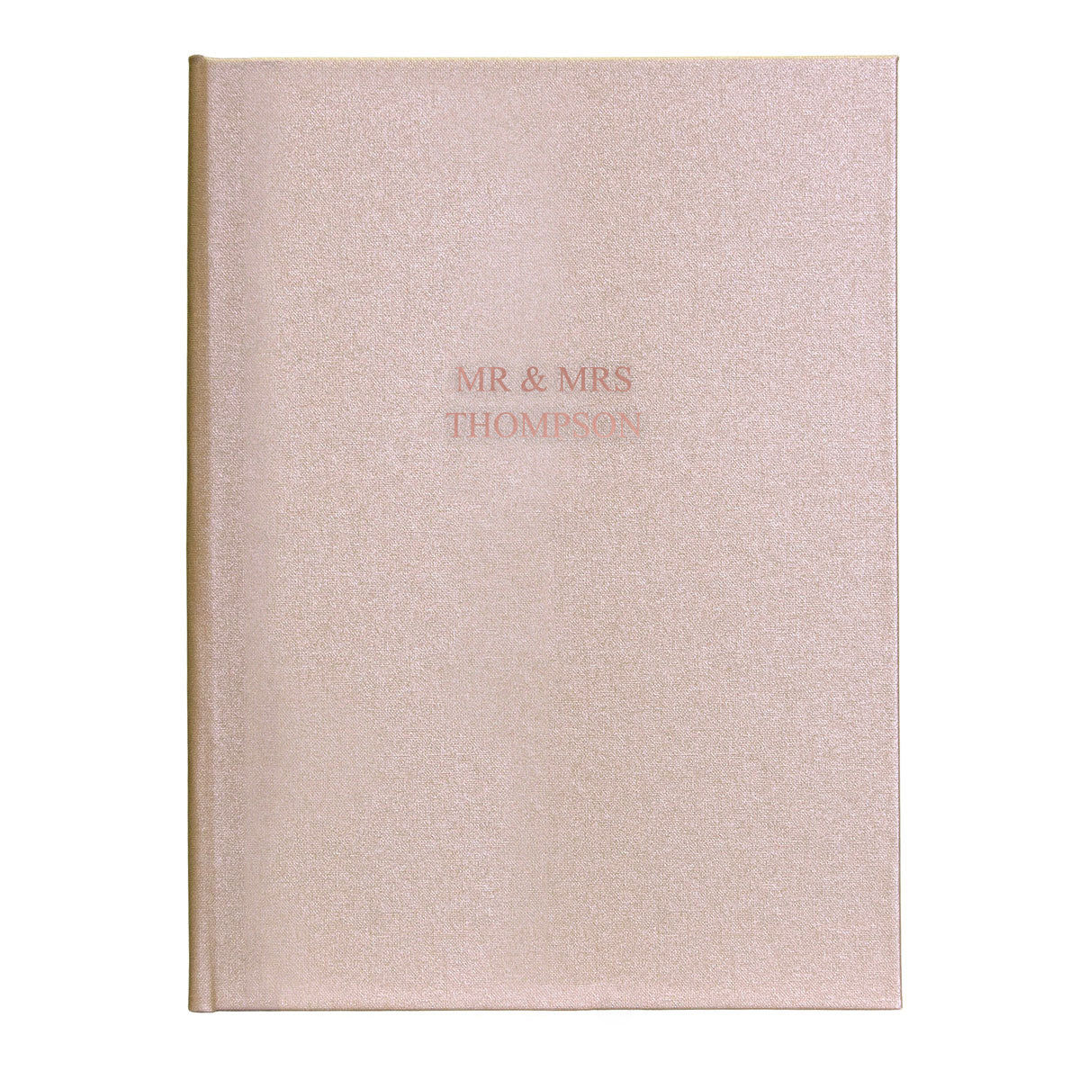 Luxurious Personalized Woven Cloth Photo Album  Photo Albums Deeply Engraved