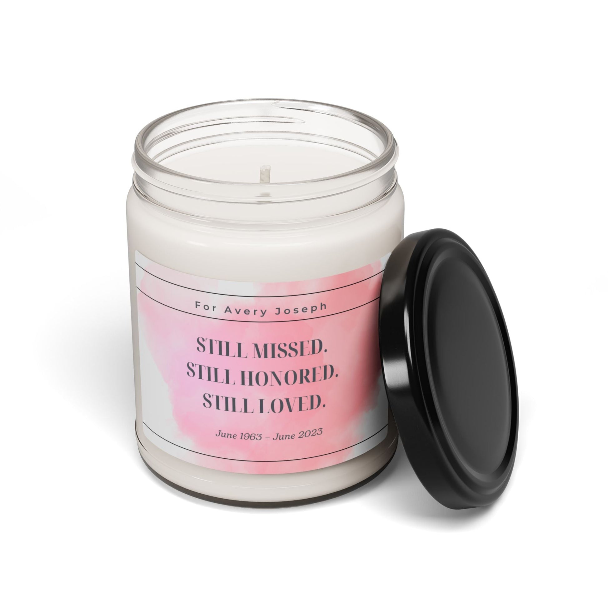 Memorial Candle - The Solace Flame – Anniversary Edition  Scented Candles Deeply Engraved