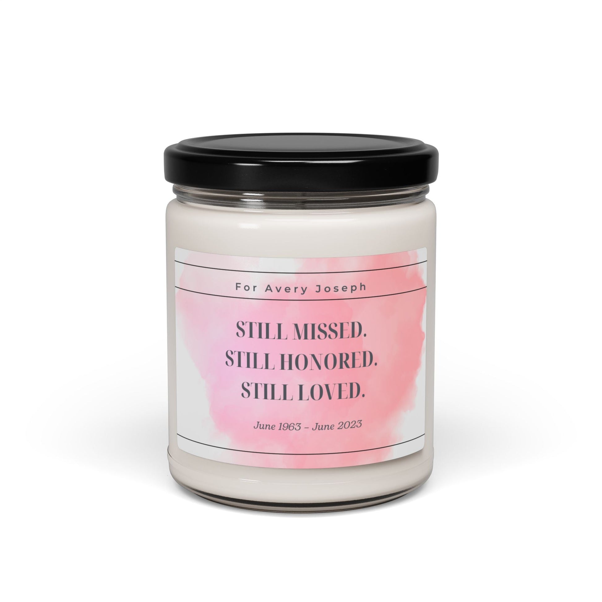 Memorial Candle - The Solace Flame – Anniversary Edition  Scented Candles Deeply Engraved