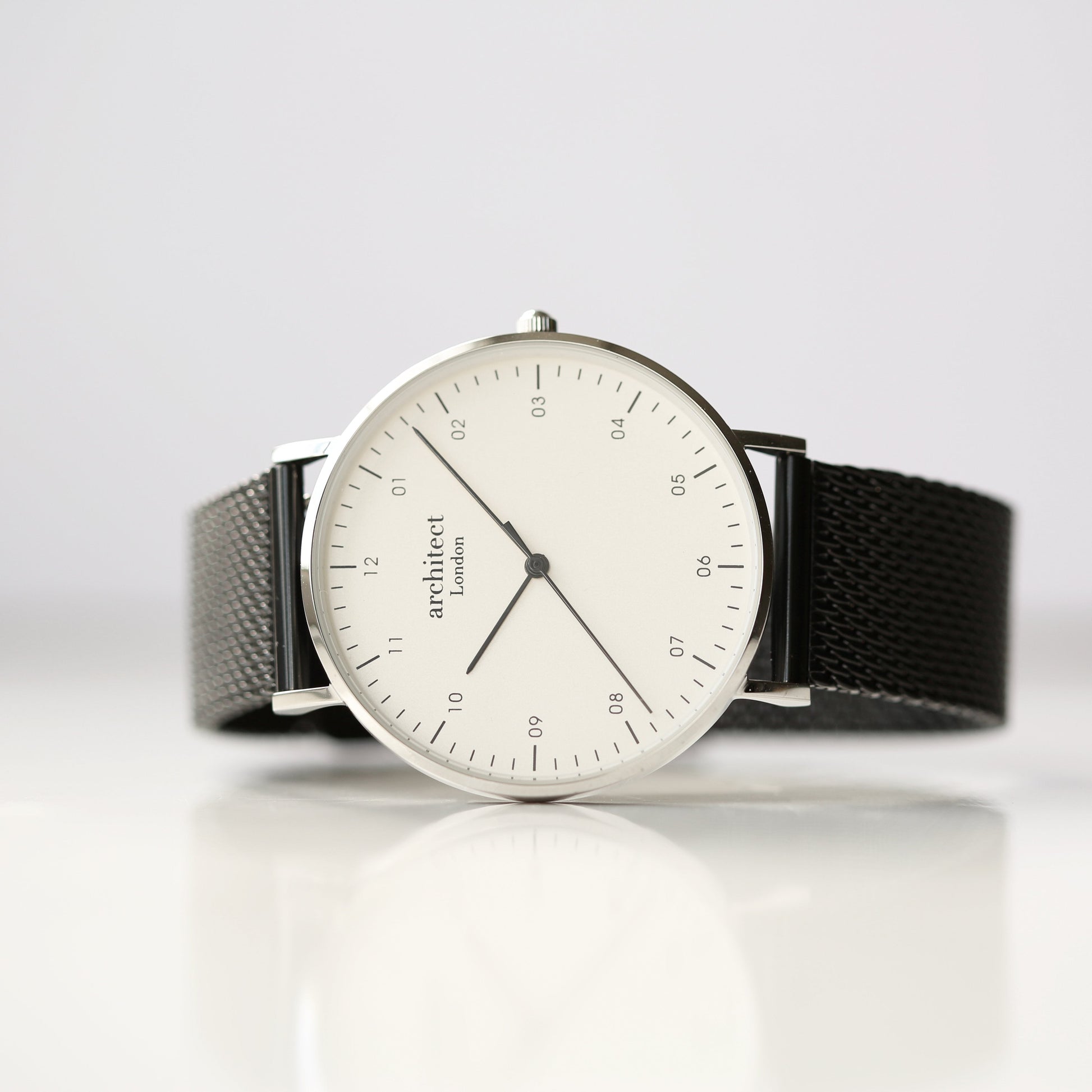Men's Handwriting Engraved Minimalist Watch - Black  Men's Watches Deeply Engraved
