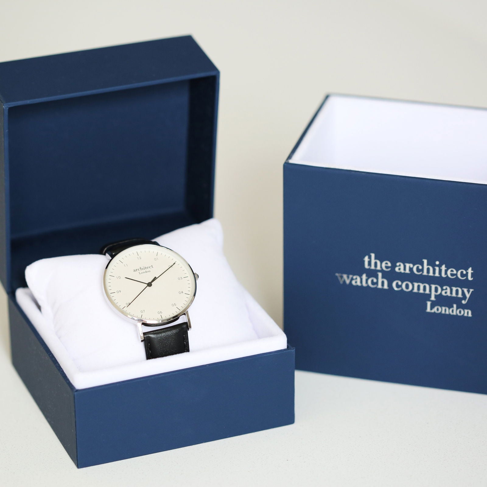 Men's Handwriting Engraved Watch - Jet Black  Men's Watches Deeply Engraved