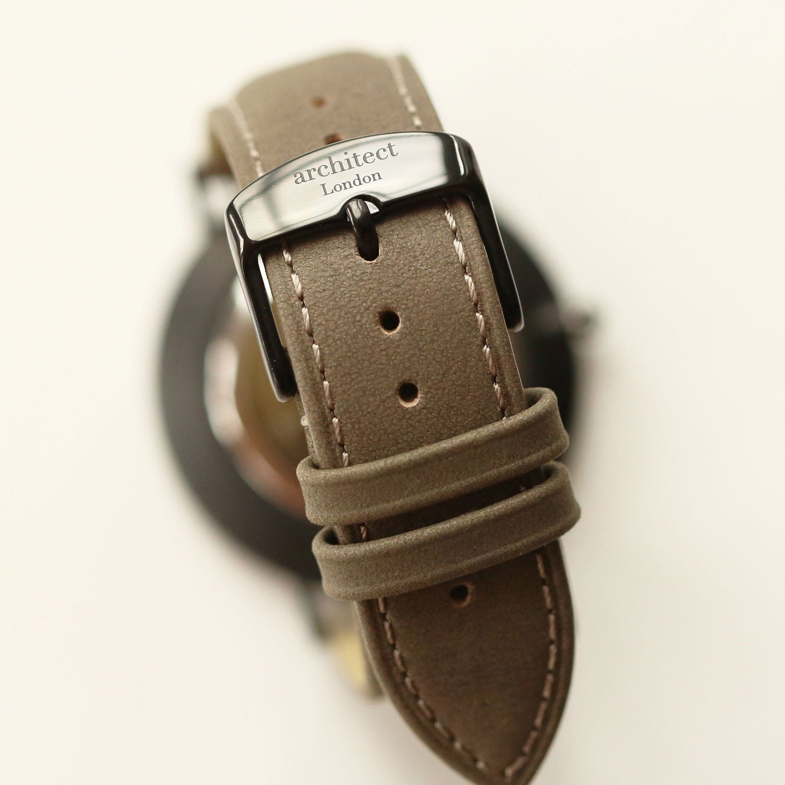 Men's Handwriting Personalized Watch - Minimalist Watch + Urban Grey  Men's Watches Deeply Engraved