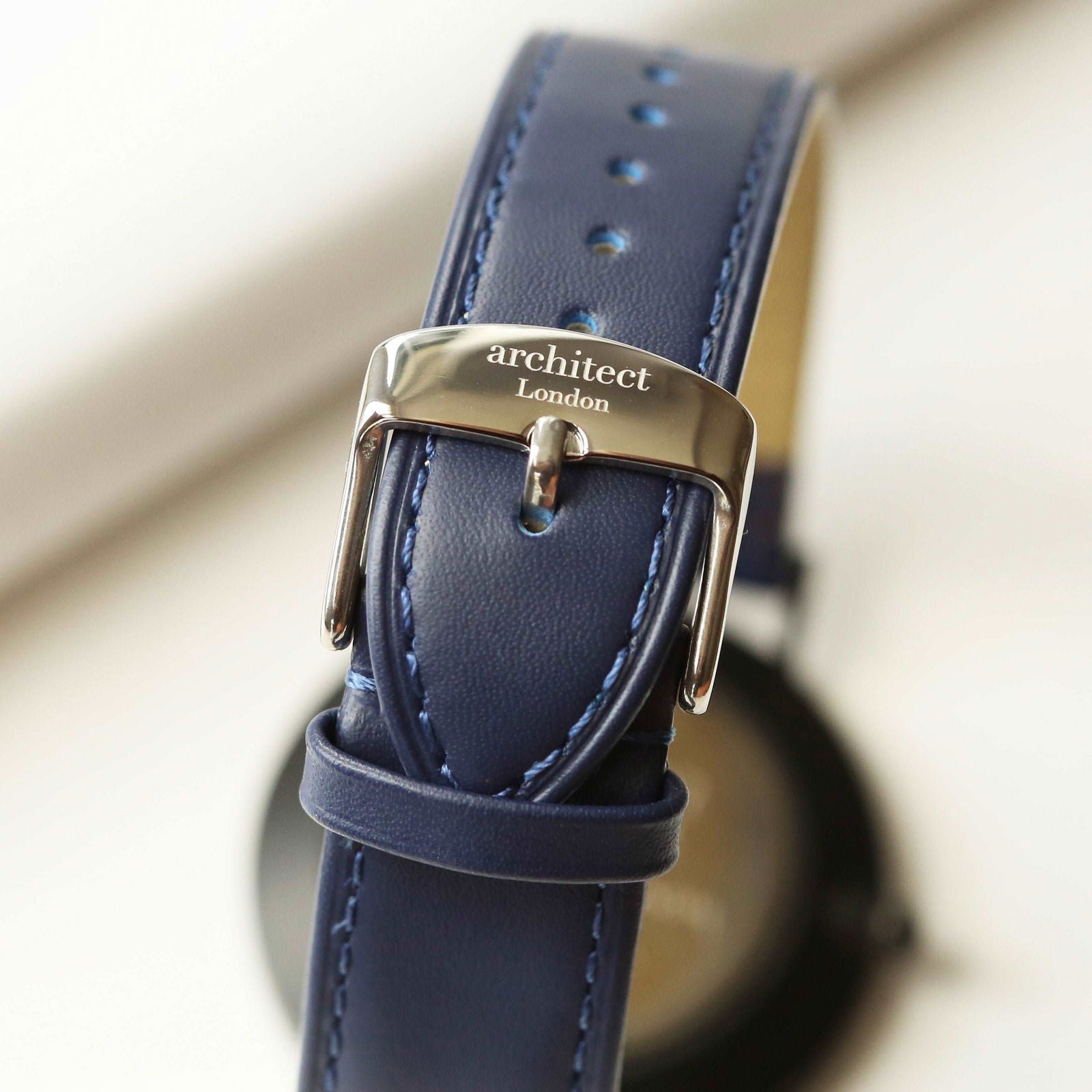 Men's Minimalist Personalized Watch - Blue  Men's Watches Deeply Engraved