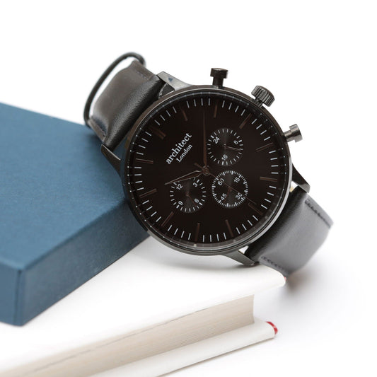 Midnight Heritage – Custom - Engraved Watch for Men  Men's Watches Deeply Engraved