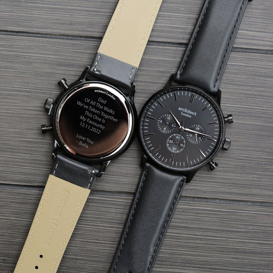 Midnight Heritage – Custom - Engraved Watch for Men  Men's Watches Deeply Engraved