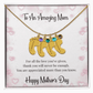 Mother's Day Engraved Baby Feet Necklace with Birthstone  Jewelry Deeply Engraved