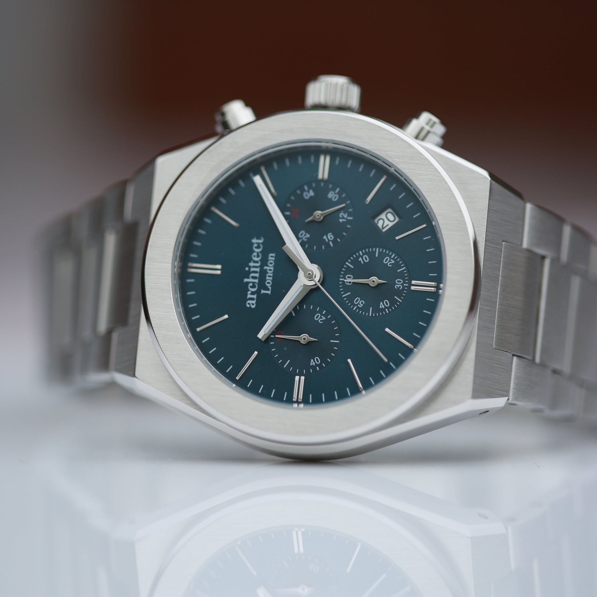 Orbix Blue - Men's Handwriting Engraved Watch  Men's Watches Deeply Engraved