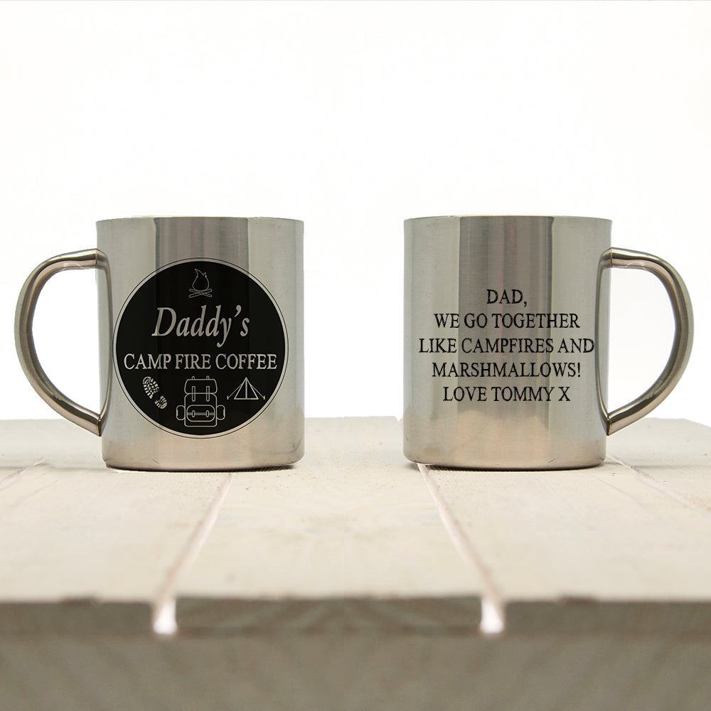 Dad's Personalised Campfire Coffee Mug - Lovesakes