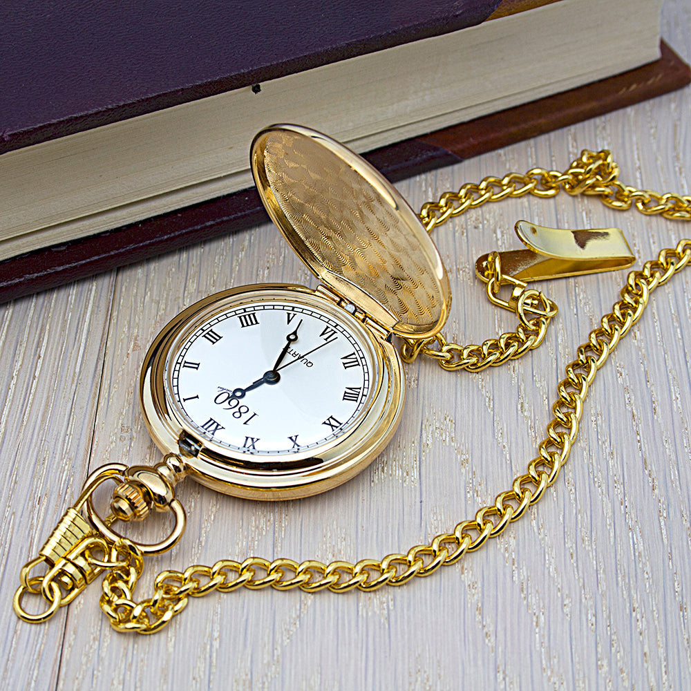 Personalised Groomsman Stag Pocket Watch - treat-republic