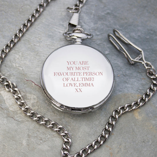 Engraved Heritage Pocket Watch