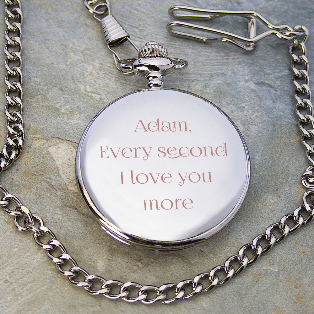 Personalized Couple's Pocket Watch - Lovesakes