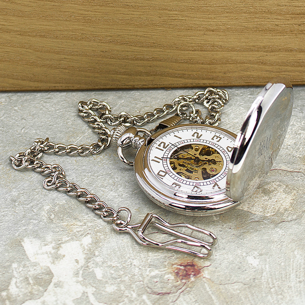 Personalized Couple's Pocket Watch - Lovesakes