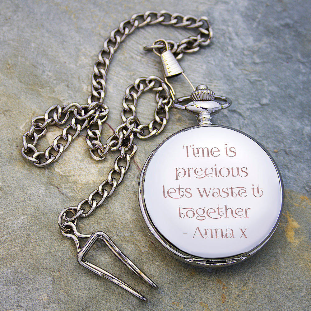 Personalized Couple's Pocket Watch - Lovesakes