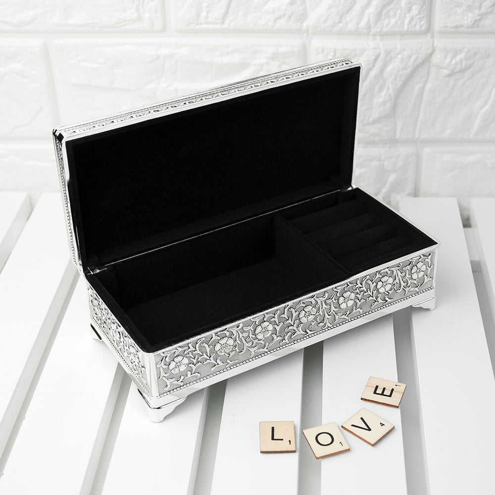 Personalized Silver Trinket Box - Lovesakes