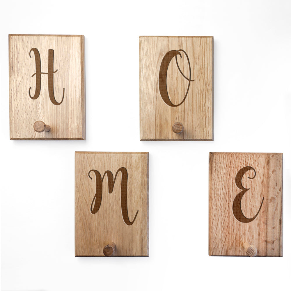 Personalized Wooden Peg Hook - Lovesakes