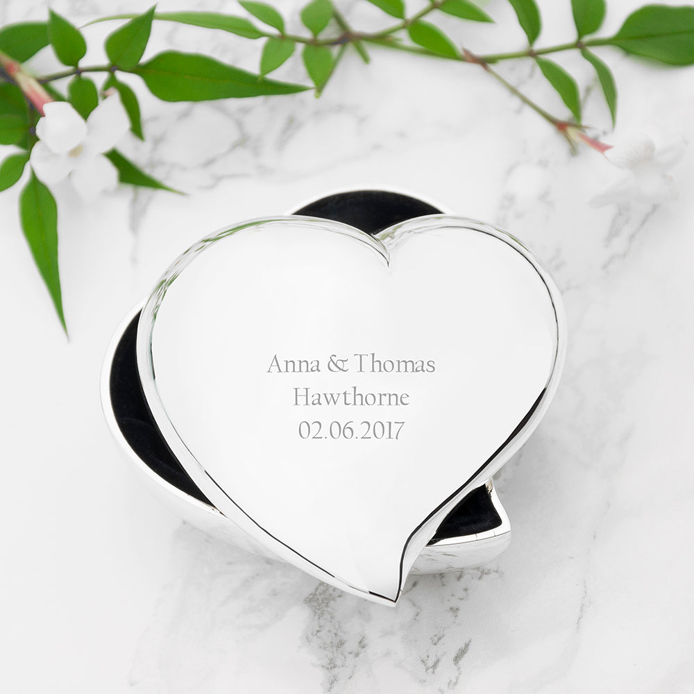 Personalized Miniature Heart Trinket Box - Lovesakes