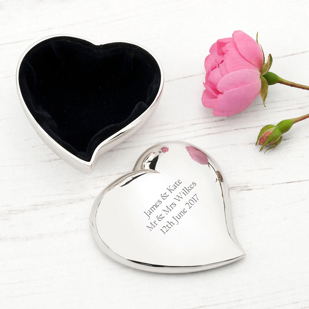 Personalized Miniature Heart Trinket Box - Lovesakes