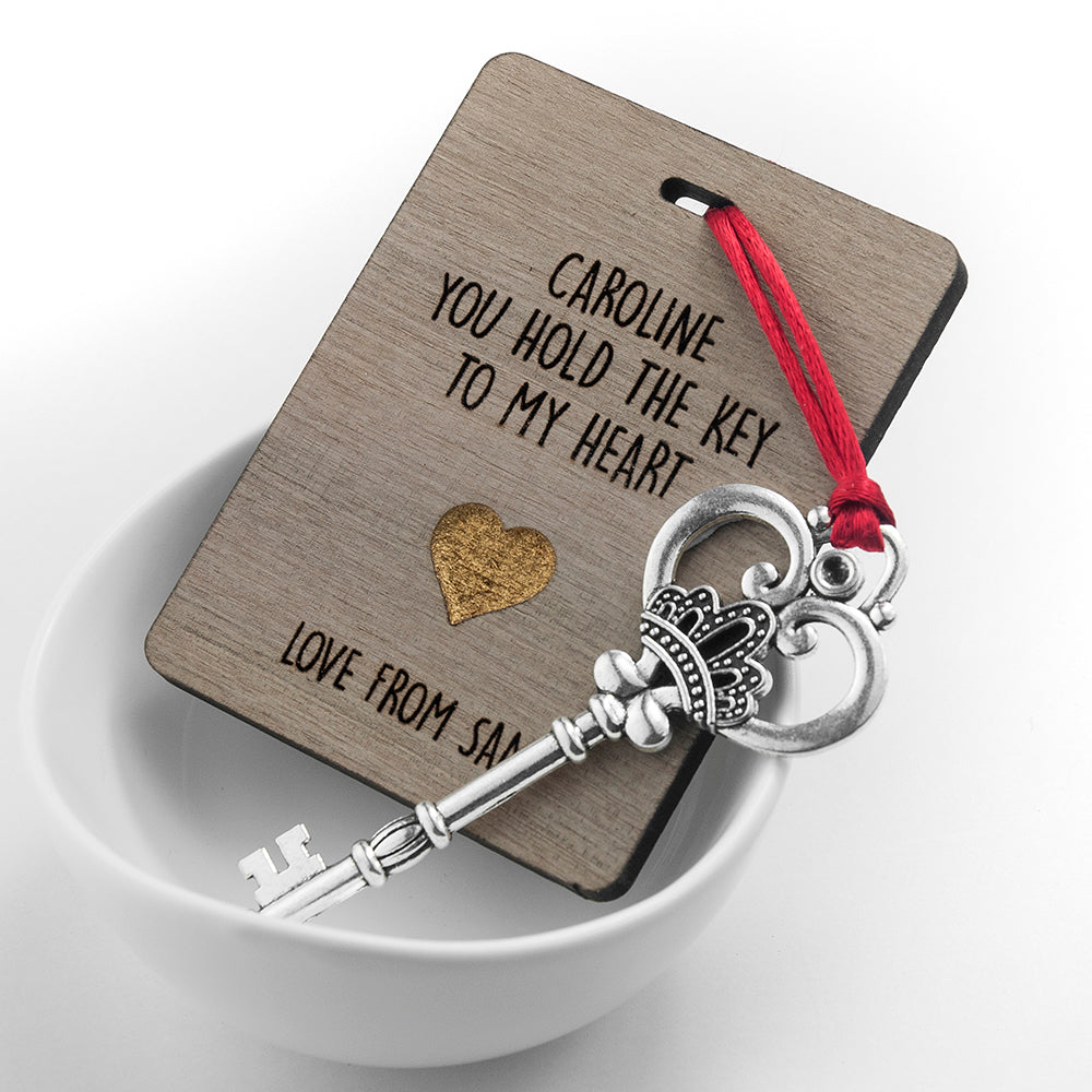 Personalized The Key My Heart Keepsake - Lovesakes