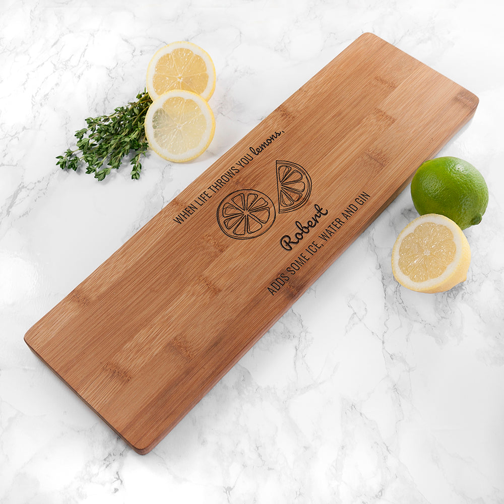 Personalized Life Gives You Lemons Board - Lovesakes