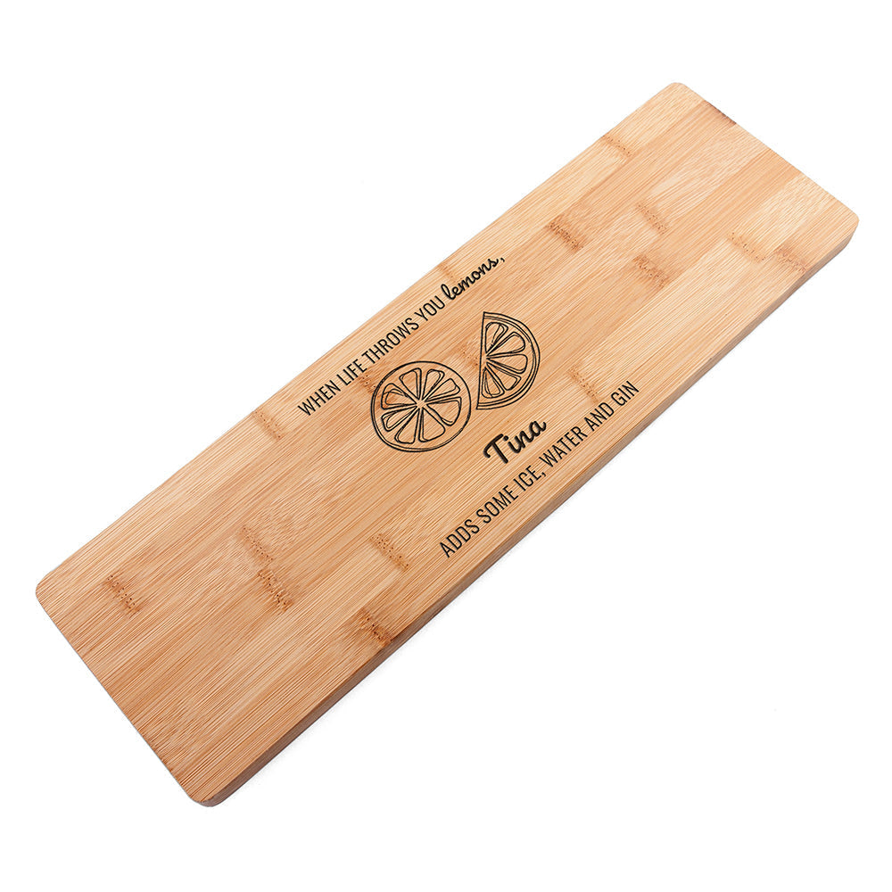 Personalized Life Gives You Lemons Board - Lovesakes