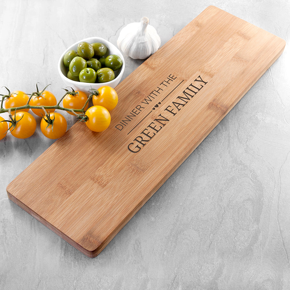 Personalized Family Dinner Serving Board - Lovesakes