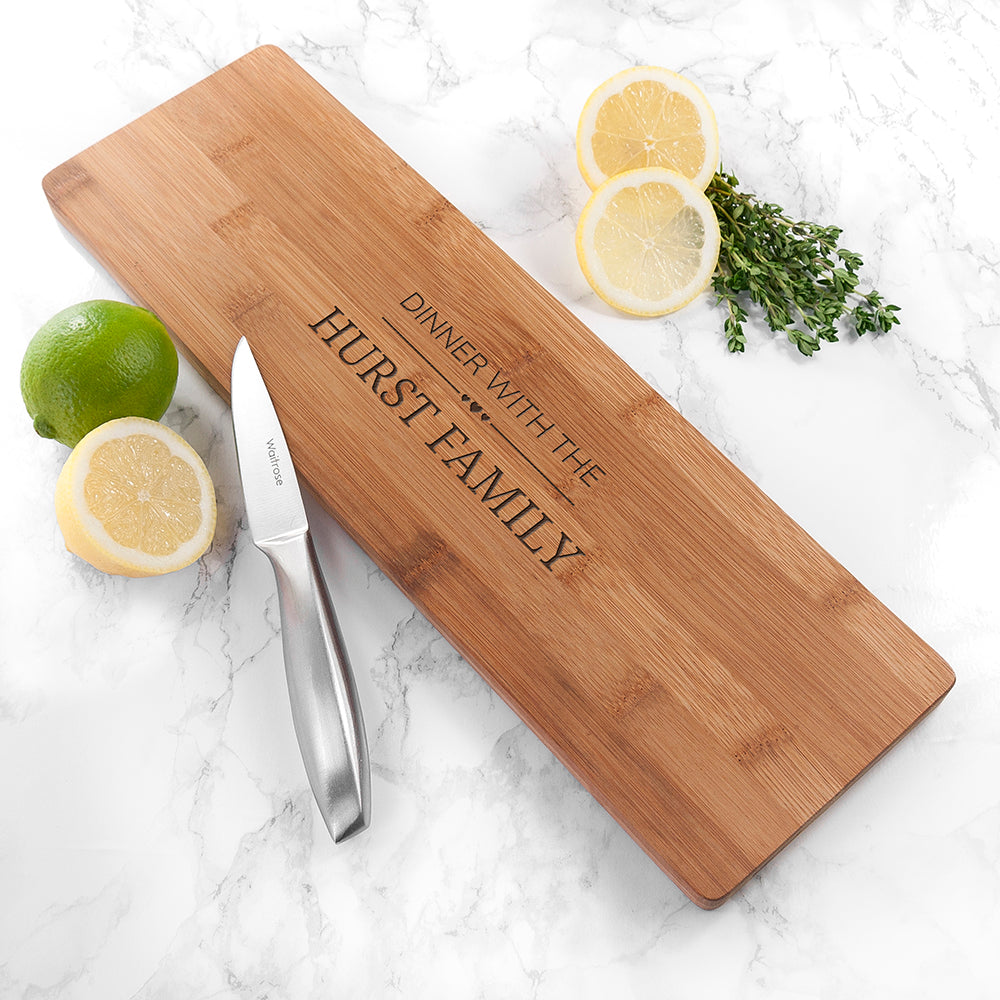 Personalized Family Dinner Serving Board - Lovesakes