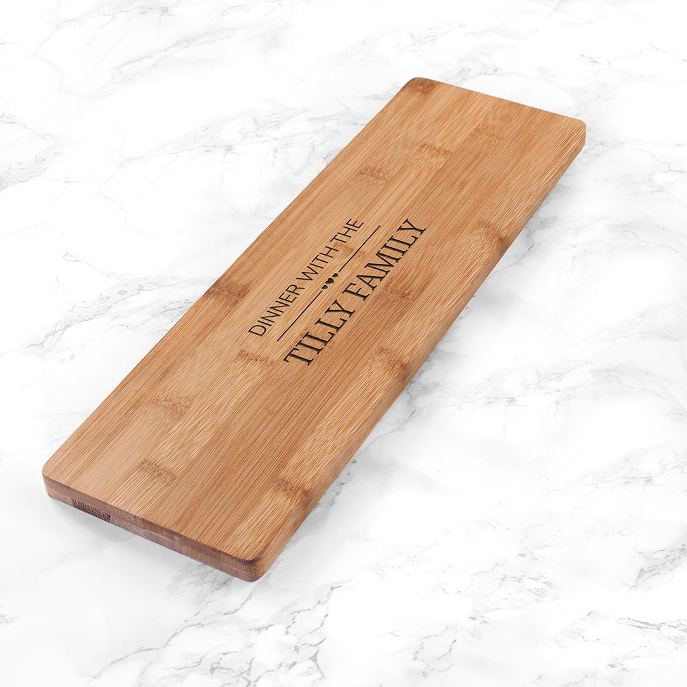 Personalized Family Dinner Serving Board - Lovesakes