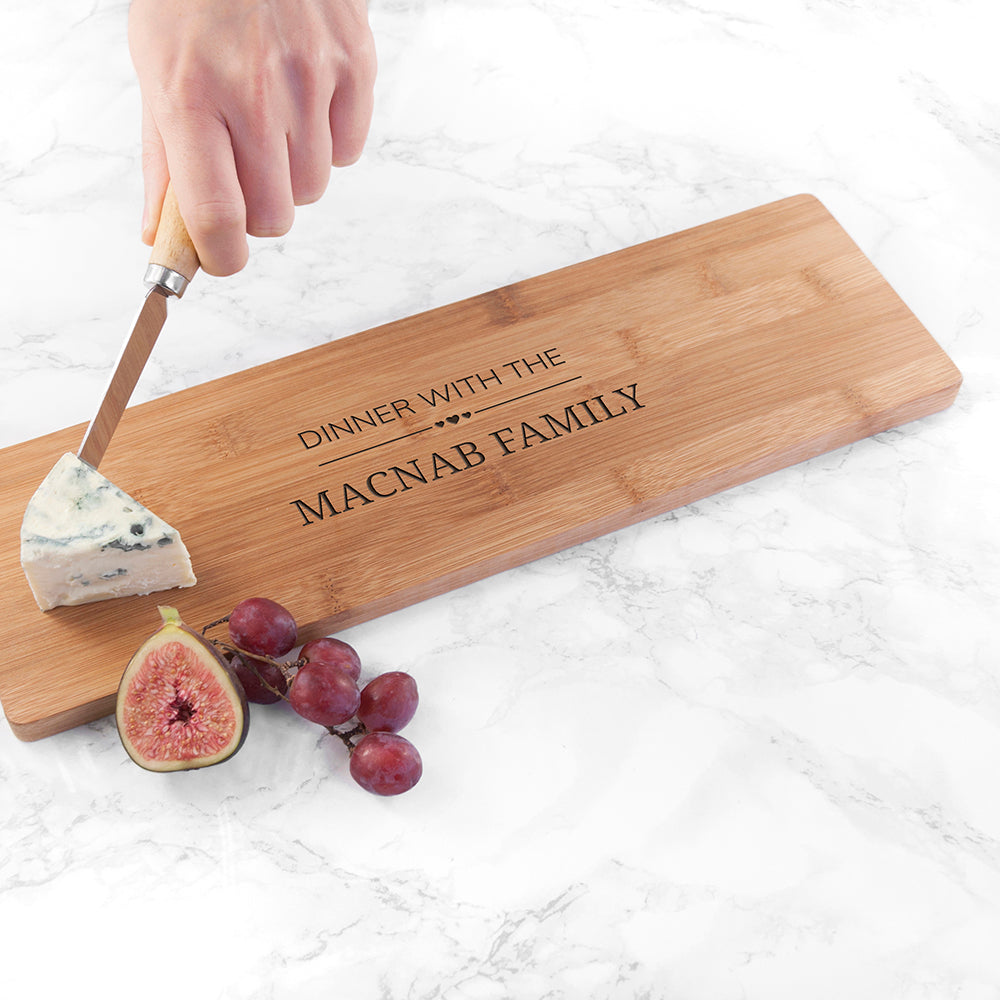 Personalized Family Dinner Serving Board - Lovesakes