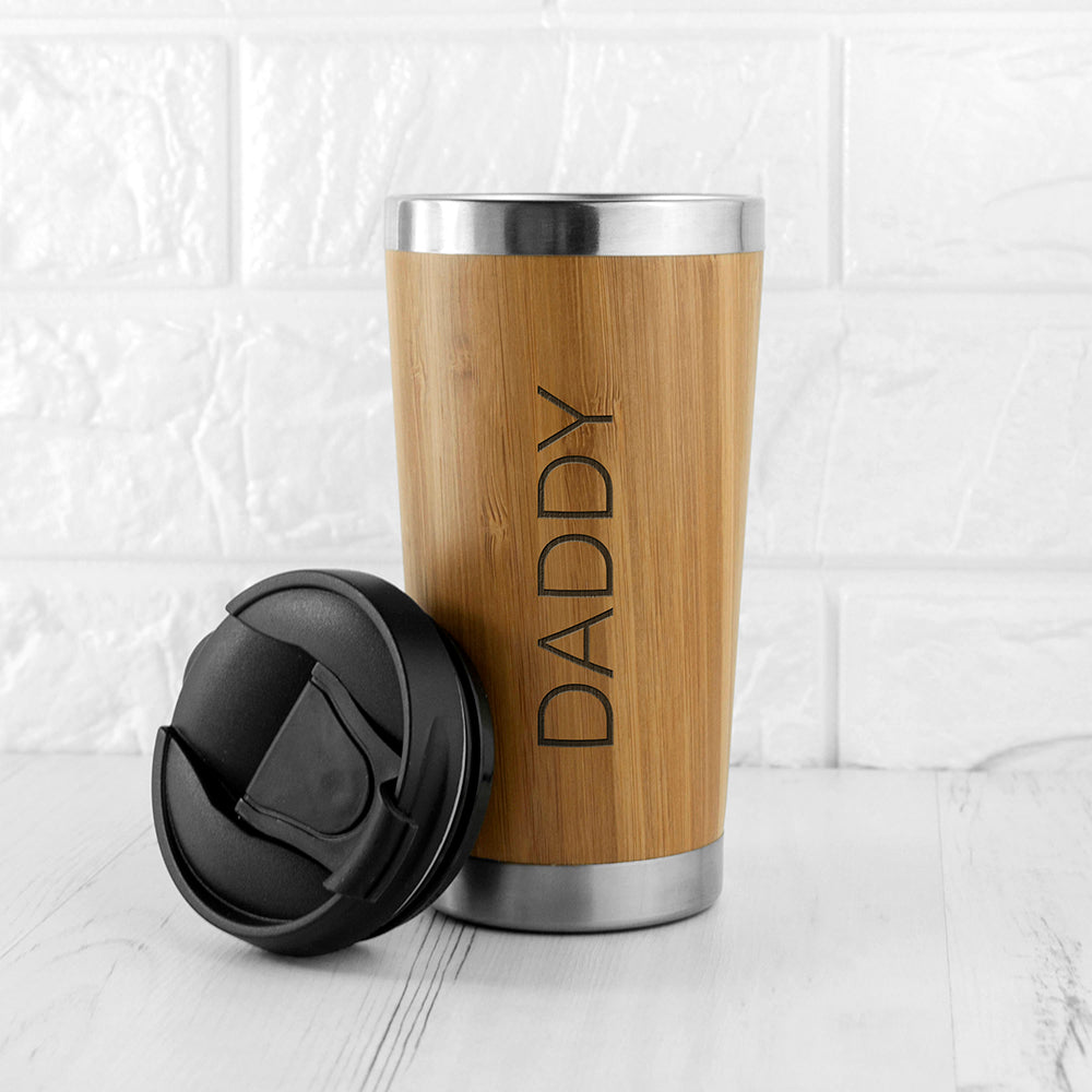 Personalized Bamboo Travel Mug - Lovesakes