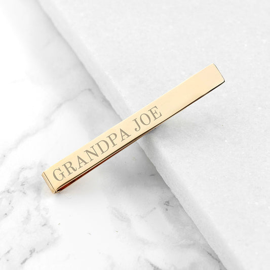 Personalized Message Tie Clip